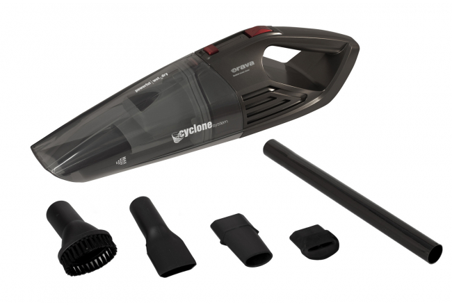 Handheld vacuum cleaner for dry and wet vacuuming
