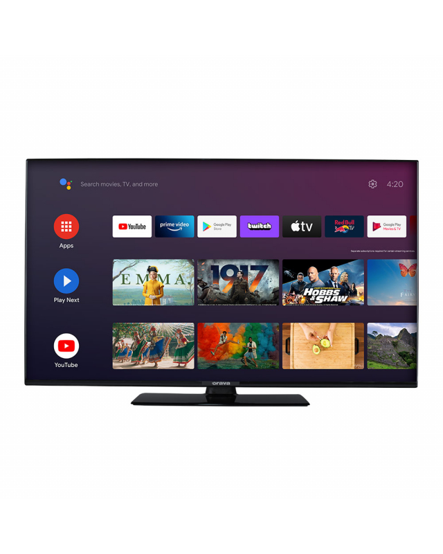Télévision à écran plat UHD Smart TV, Android, LED, 4K, 32 , 40