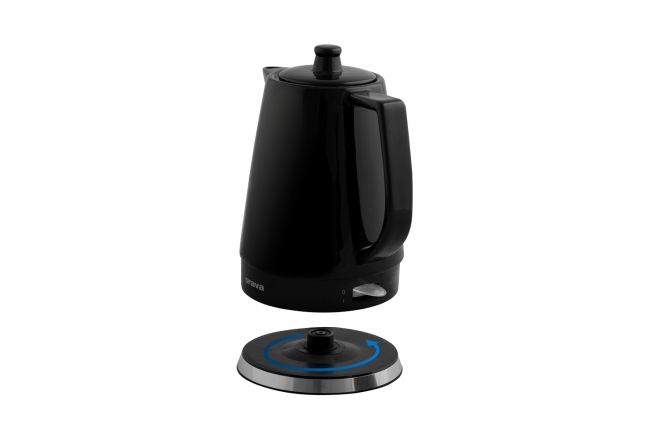 Ceramic kettle 1,5 l, black