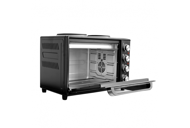 Electric oven with double plate 38L