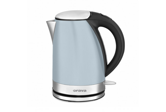 Stainless steel kettle 1,7 l, baby blue