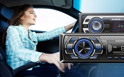 Orava car radios - simplicity and intuitive operation.